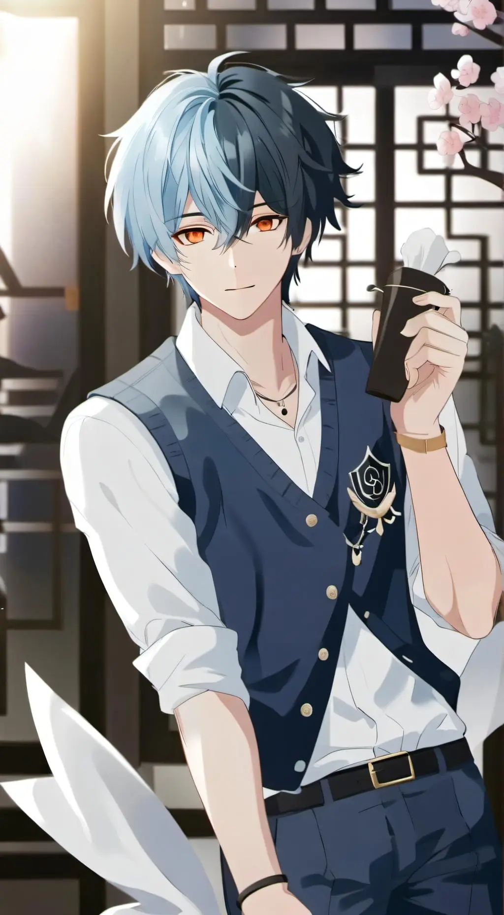 ai character: Lux (or Luxury) background