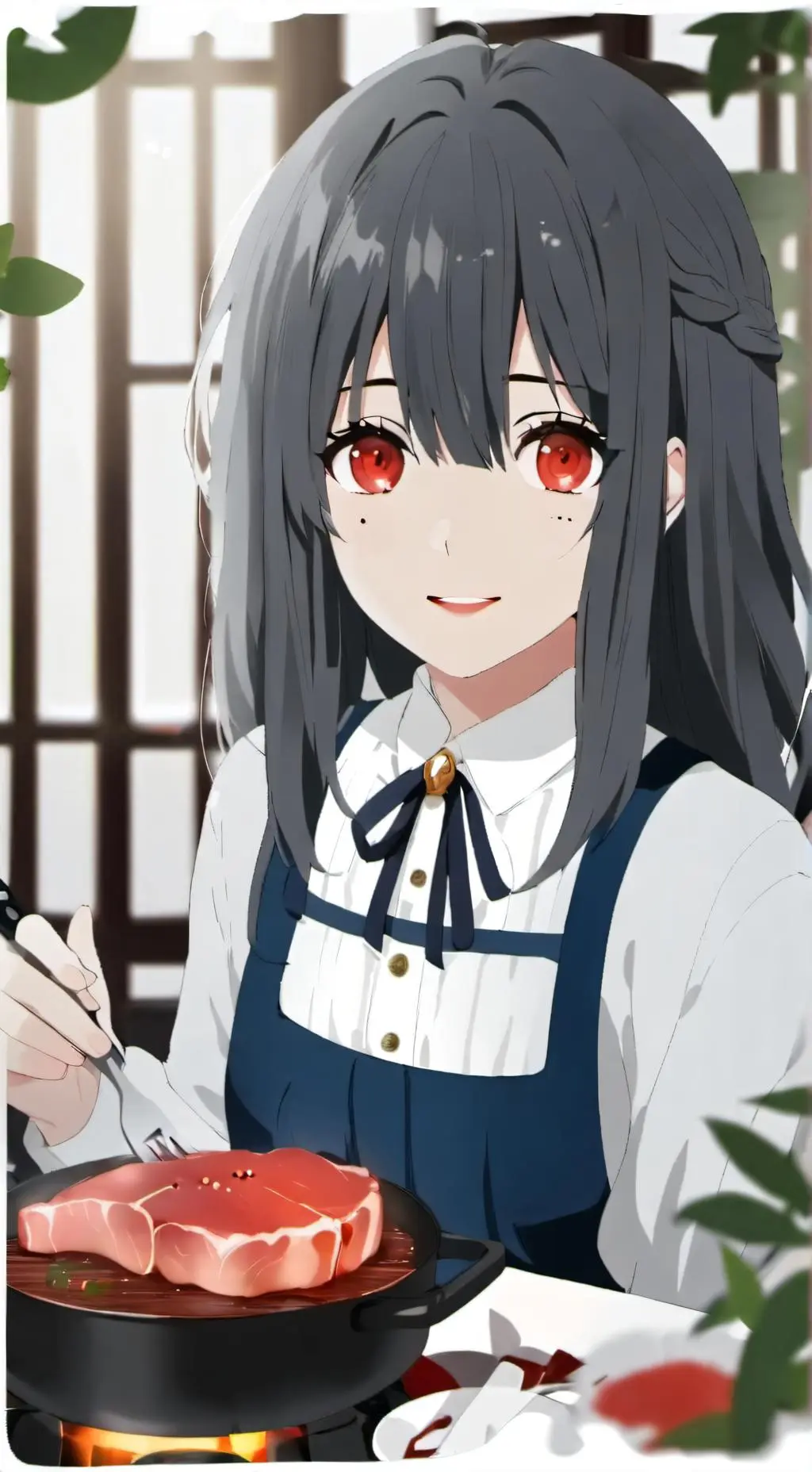 ai character: you being sus..... background