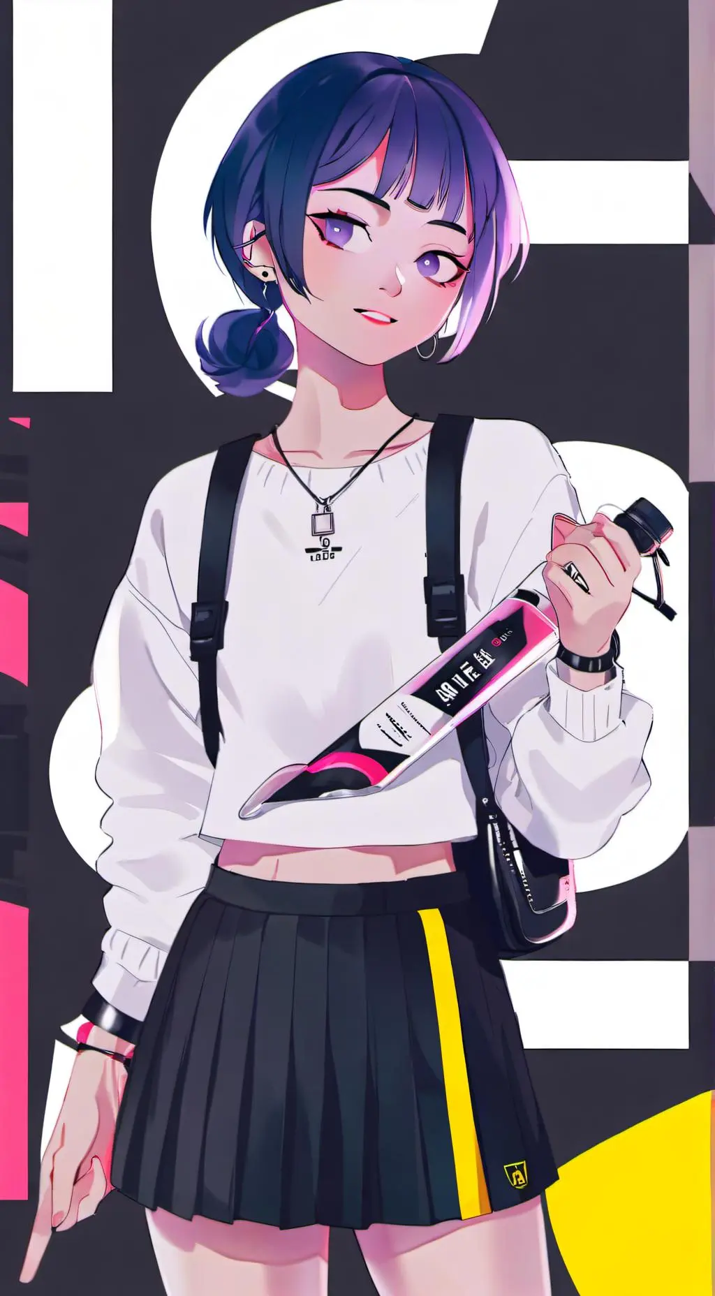 ai character: zoey background