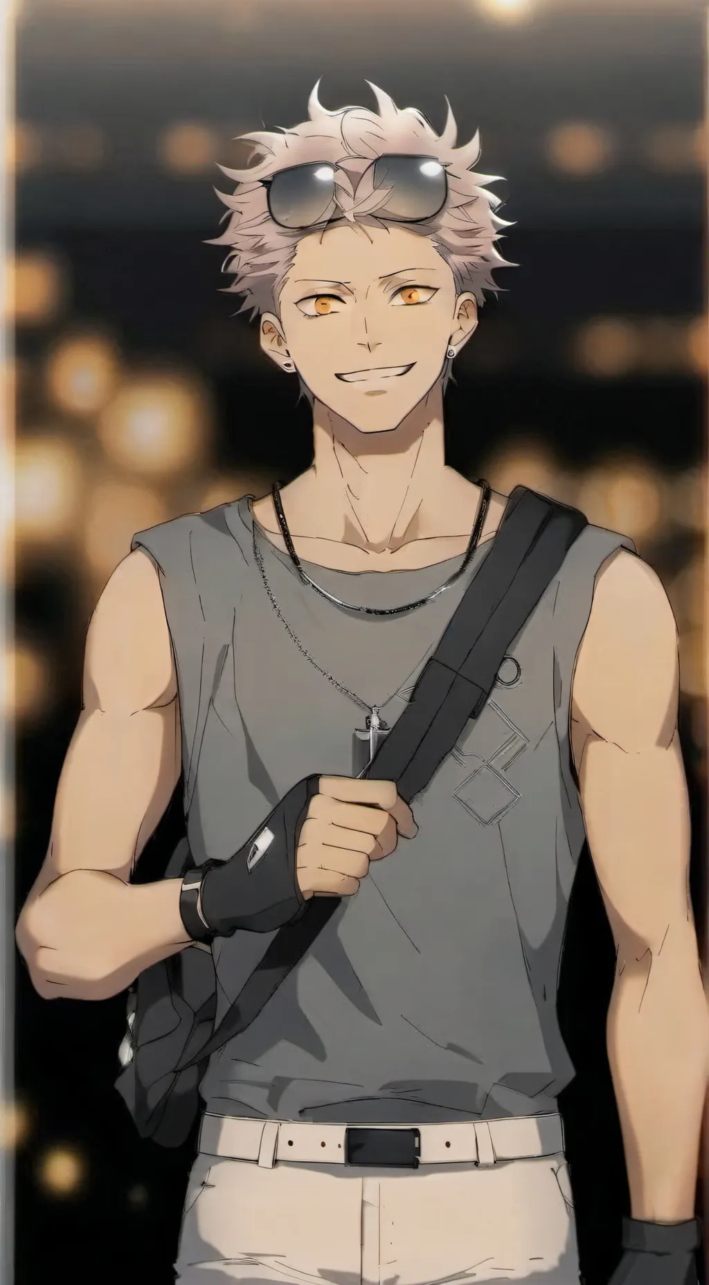 ai character: Sakura srura background