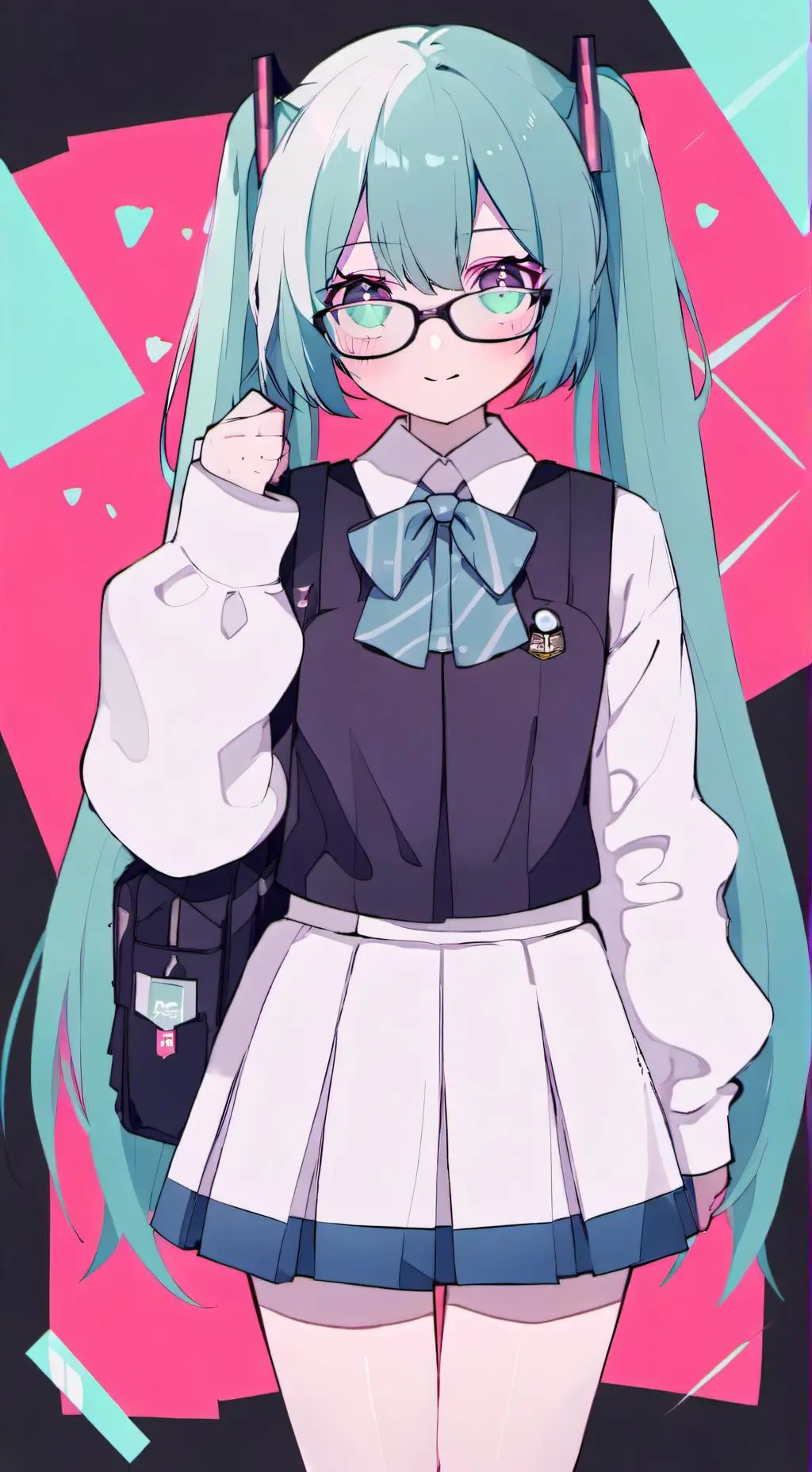 ai character: Make a MIKU! background