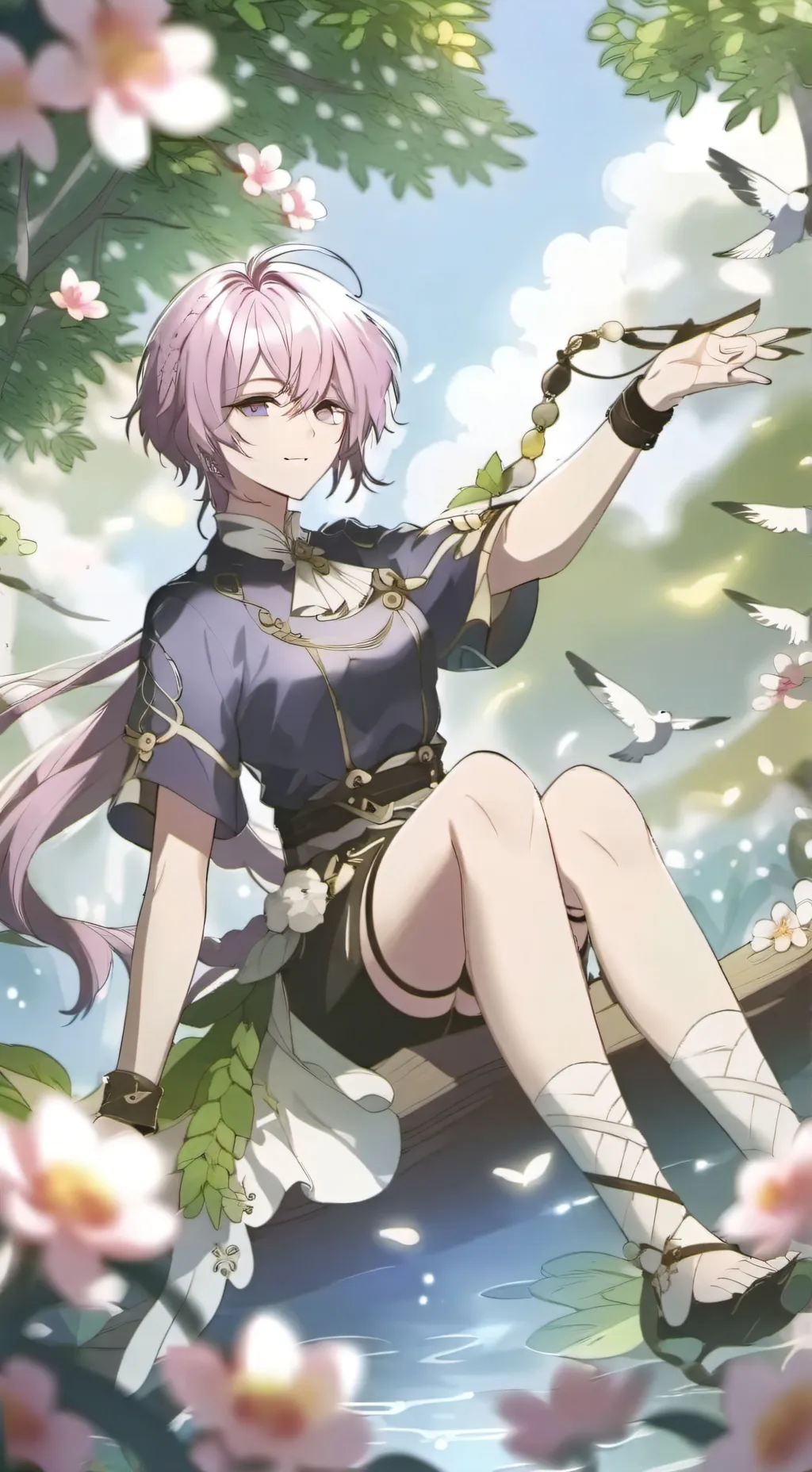 ai character: Popular girlfriend background