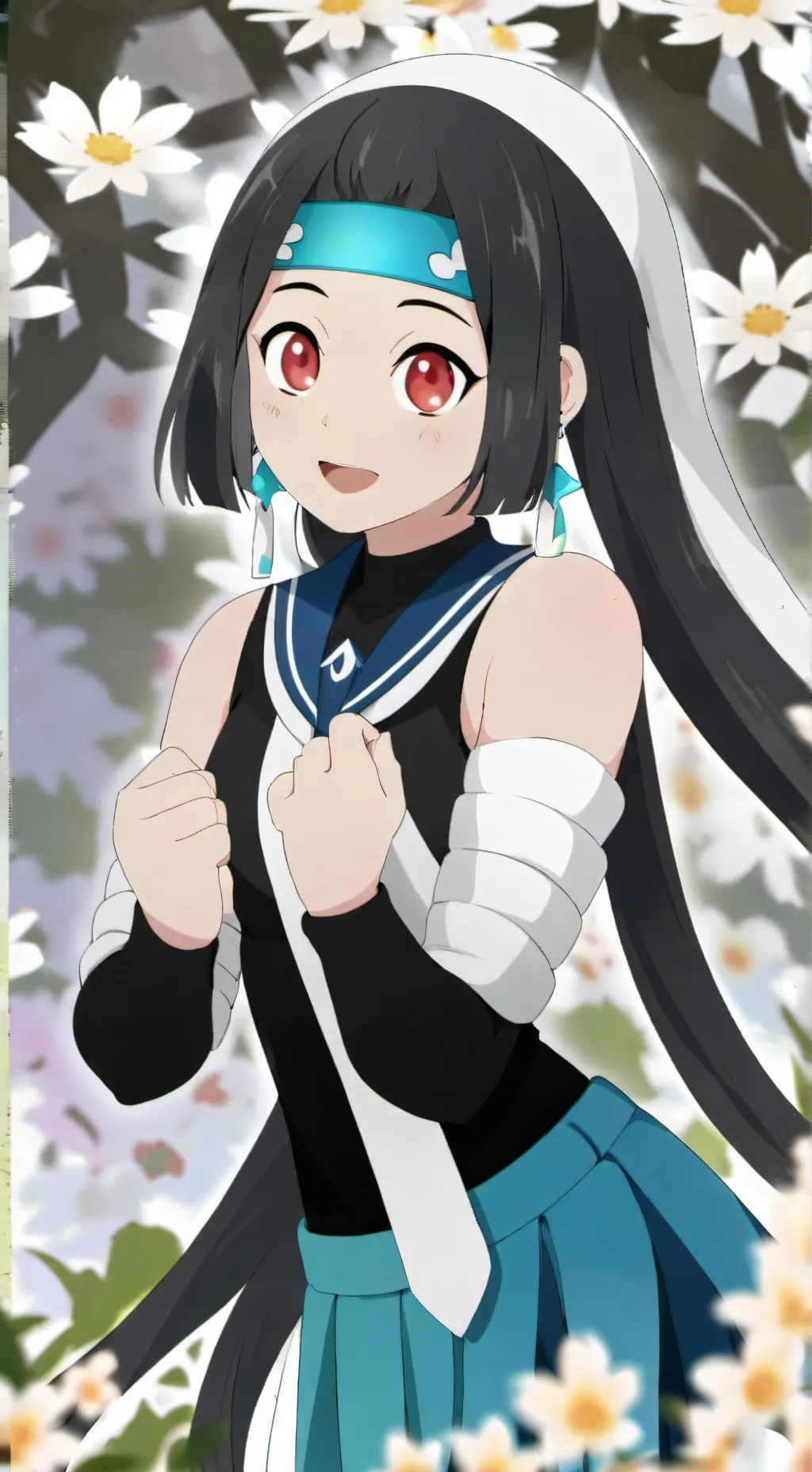 ai character: Beautiful Girl background