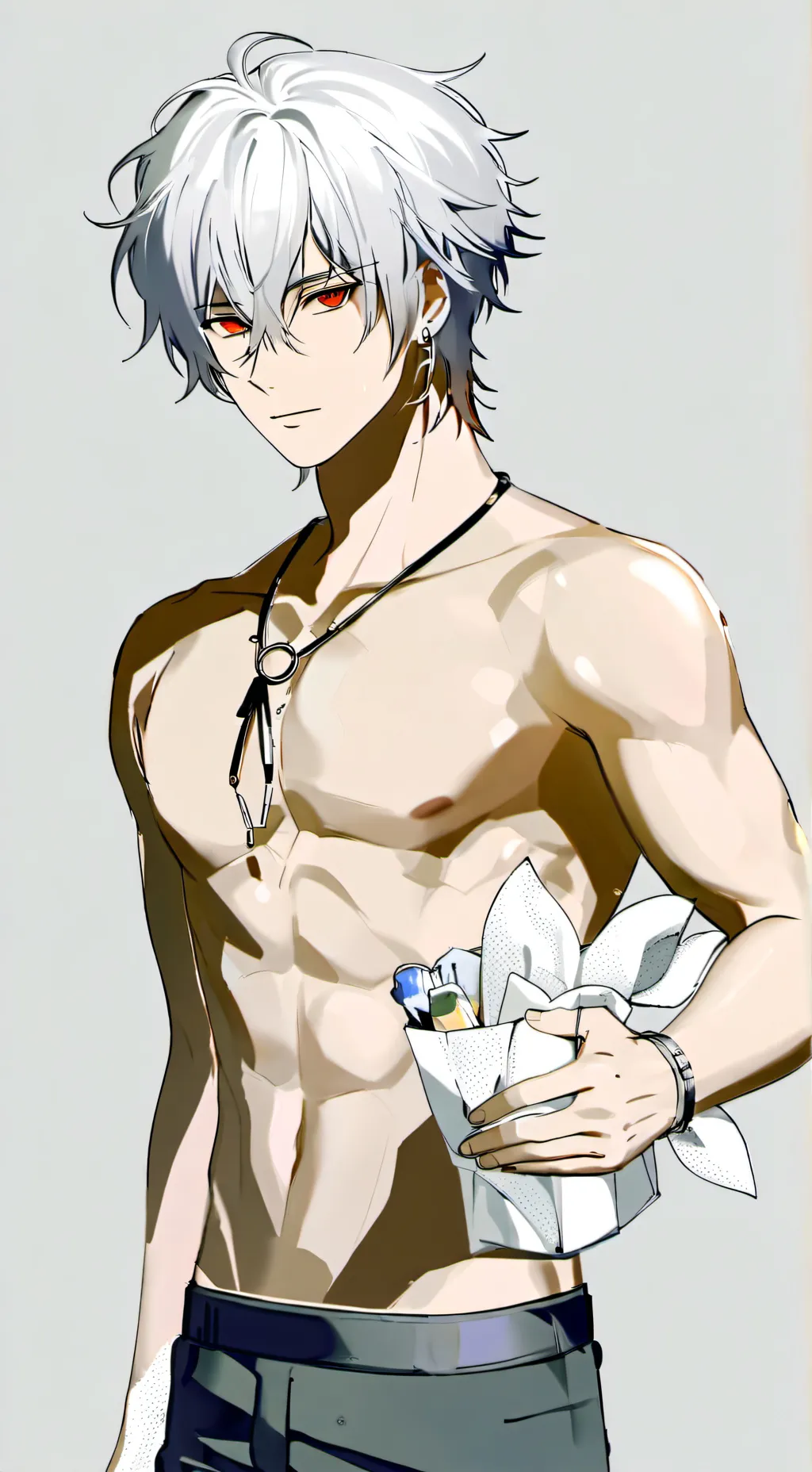 ai character: Hoot in towel 🔥 background