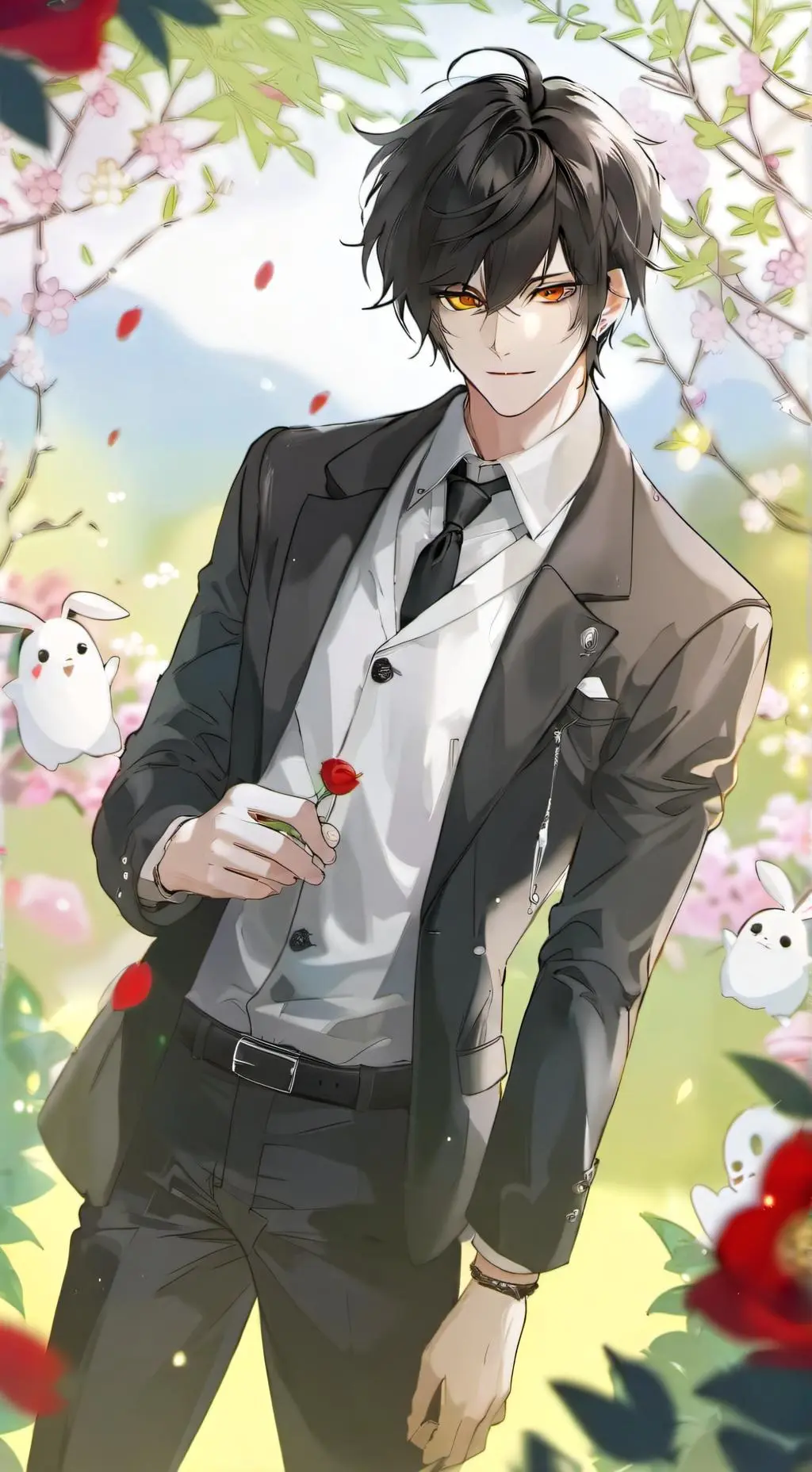 ai character: Doublefedora  background