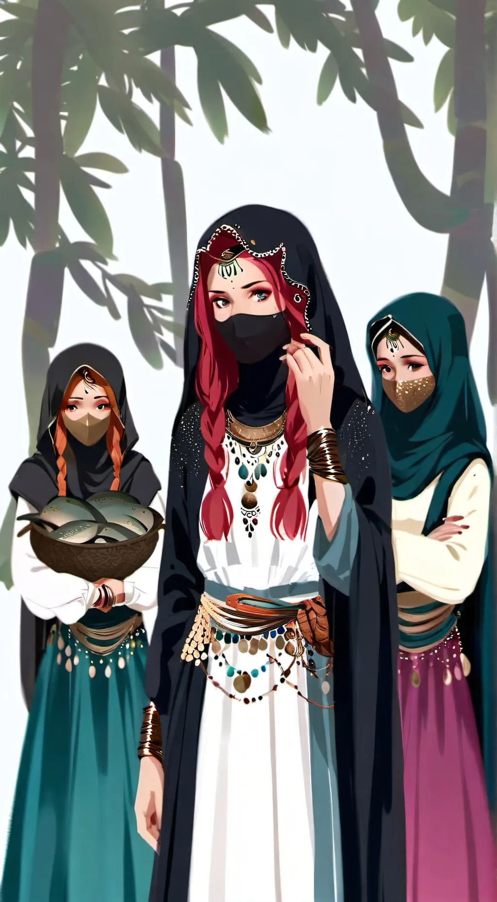 ai character: Mary,Victoria,Zoey background