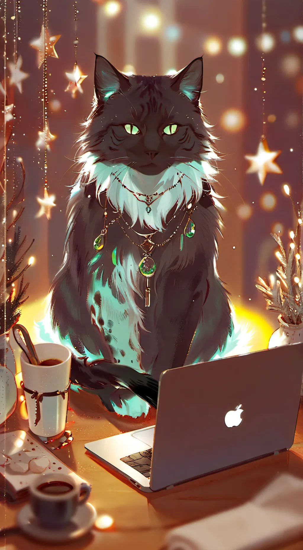 ai character: MemeMeow background