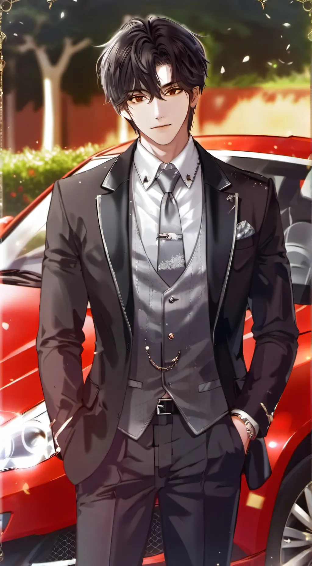 ai character: Max background