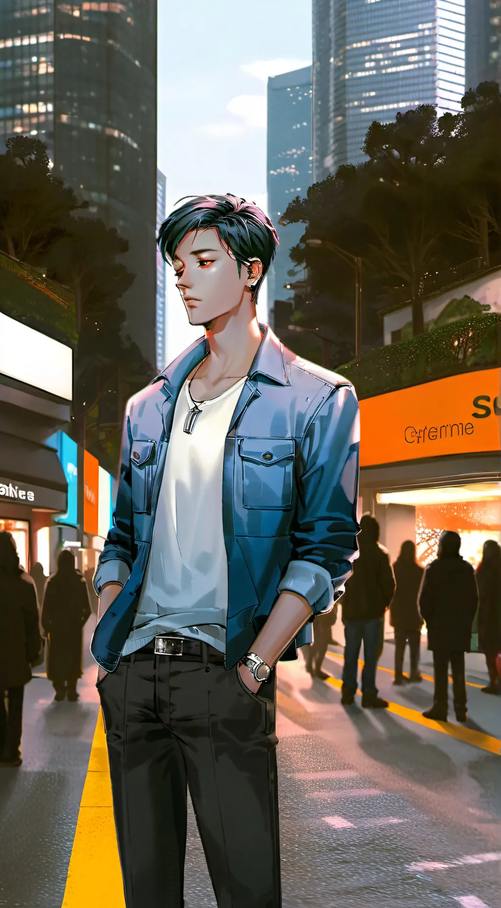 ai character: El hermano de Carl background