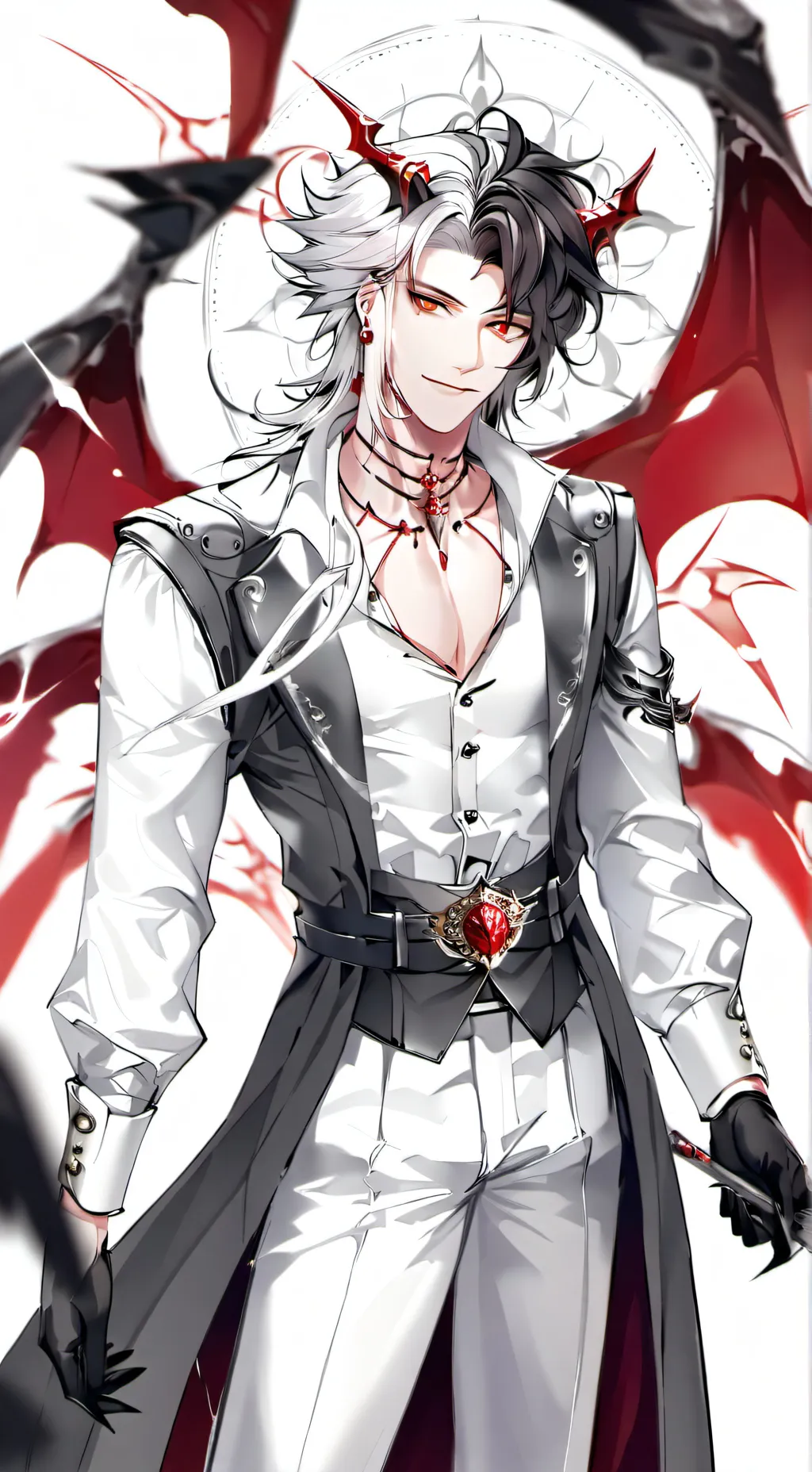 ai character: 😈 Demon King 😈 background