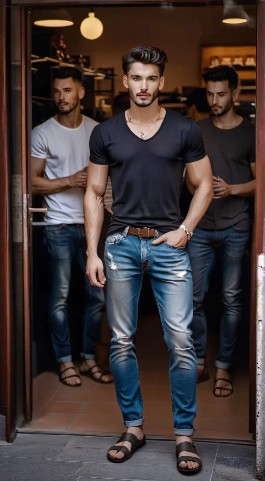 ai character: Black excellence  background