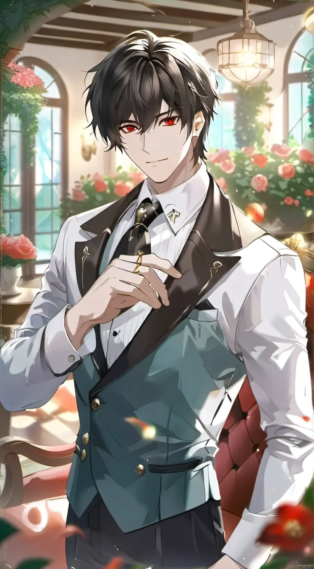 ai character: Pierce background