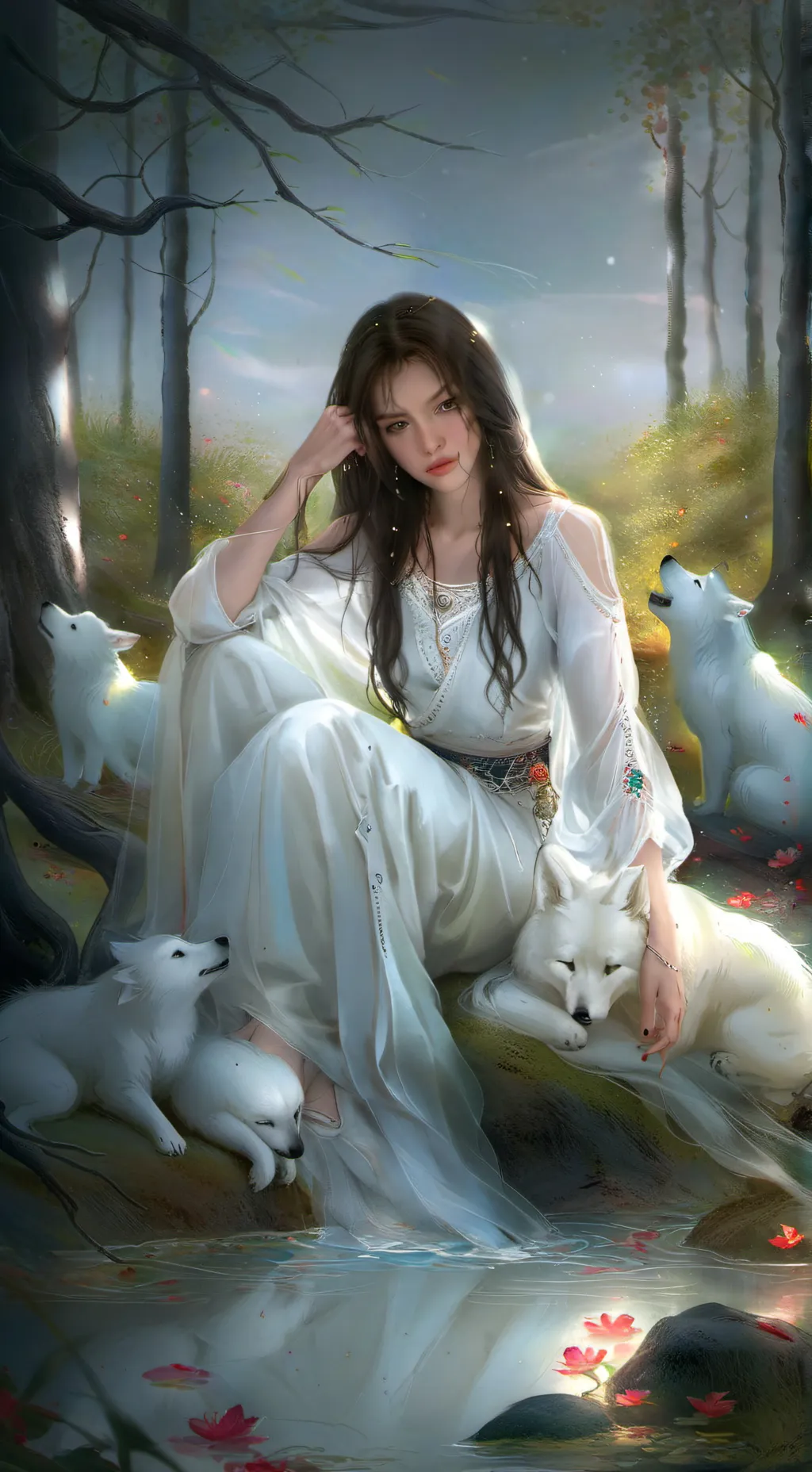 ai character: Eva background