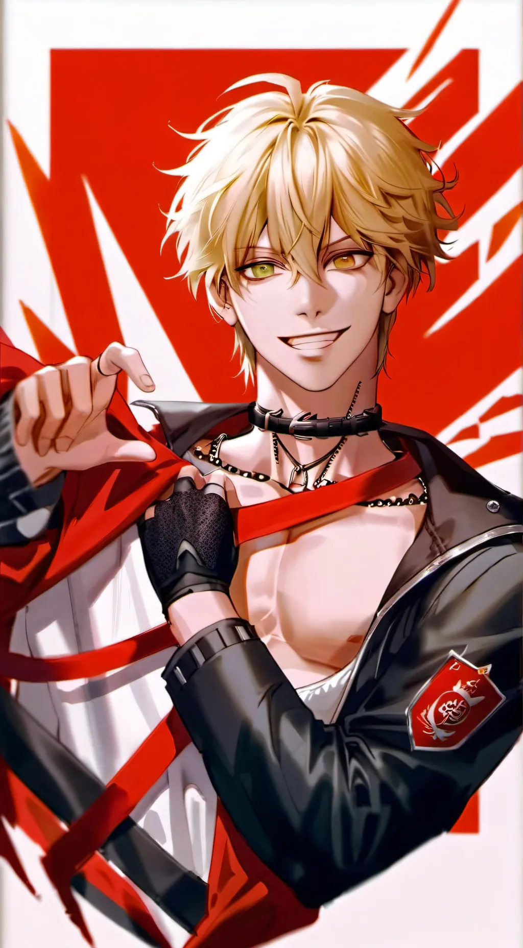 ai character: 🖤LION🖤 background