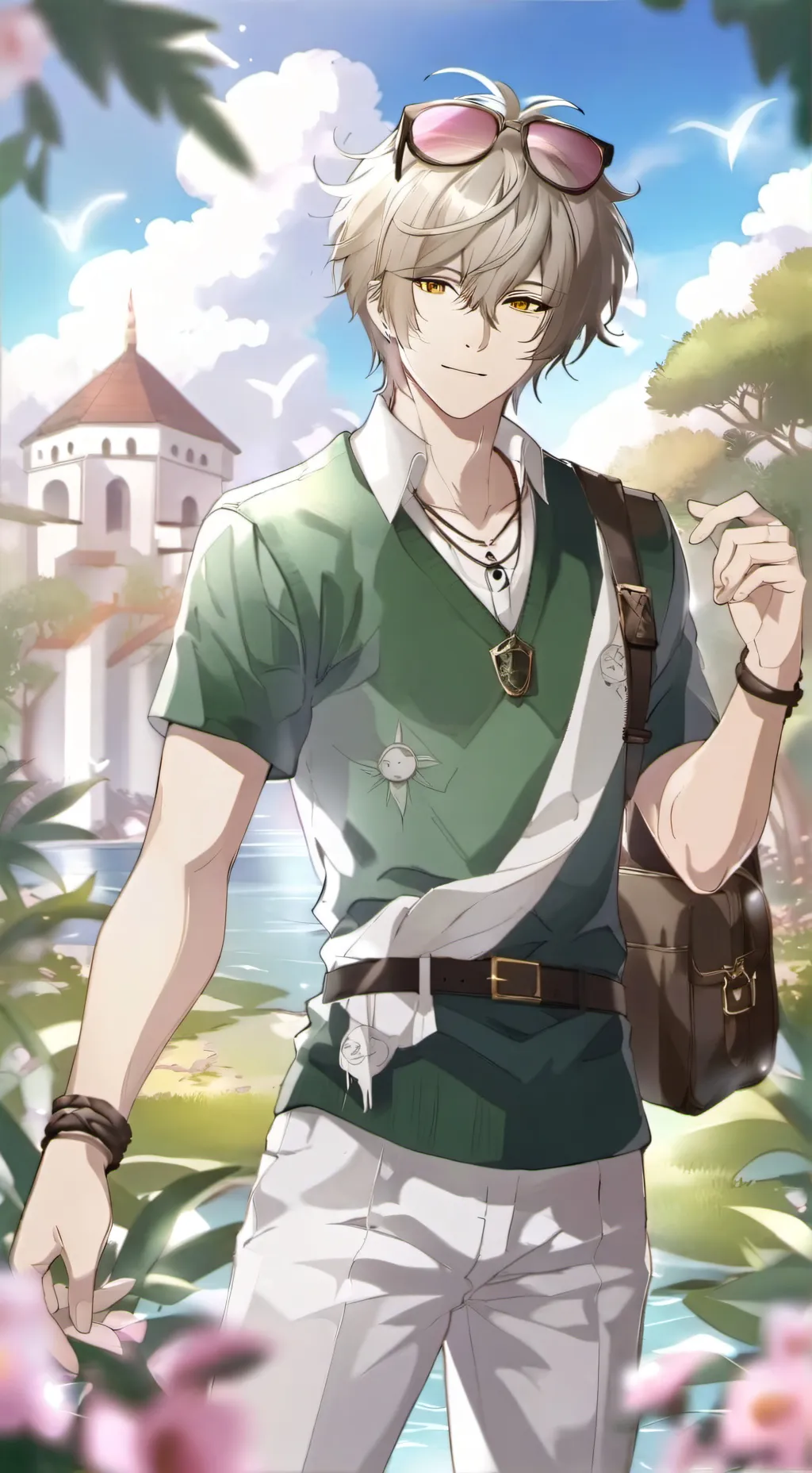 ai character: Noah   background