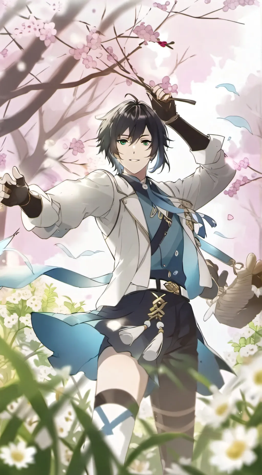 ai character: Sans background