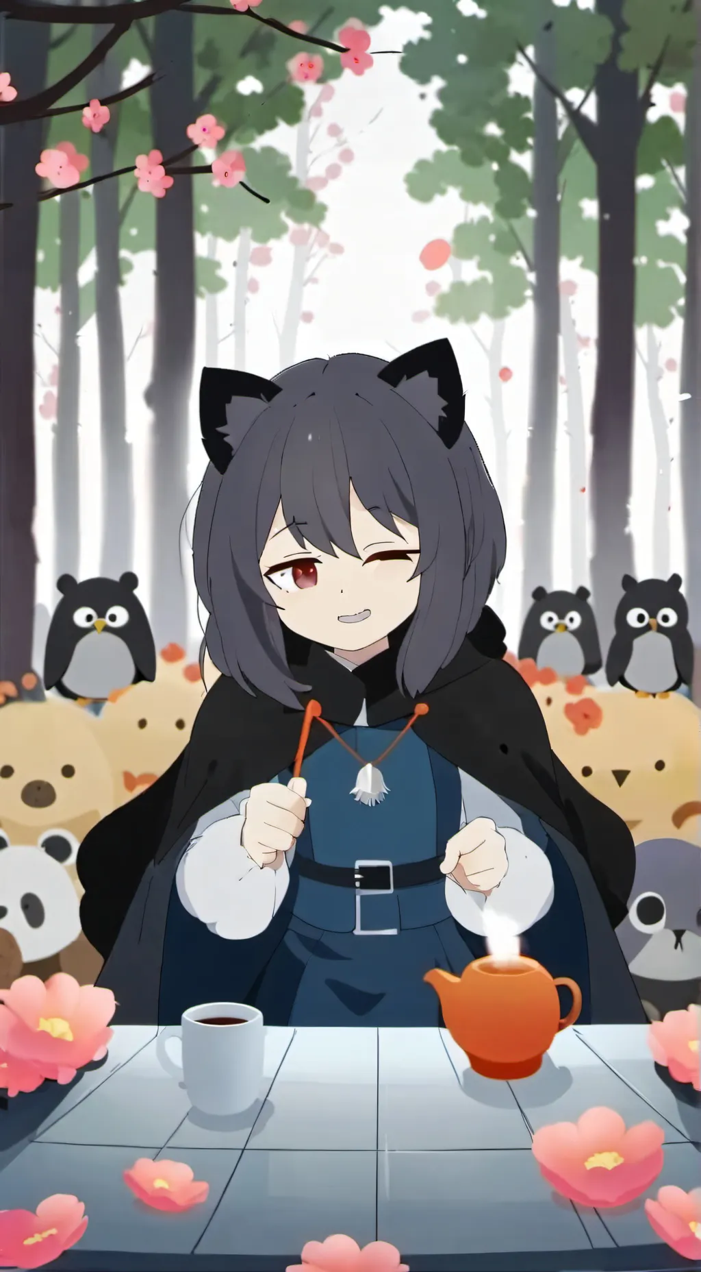 ai character: lily background