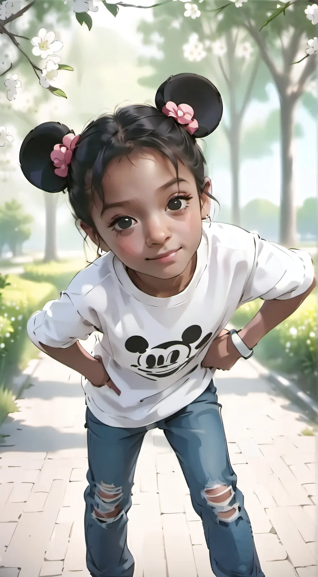 ai character: Briana  background