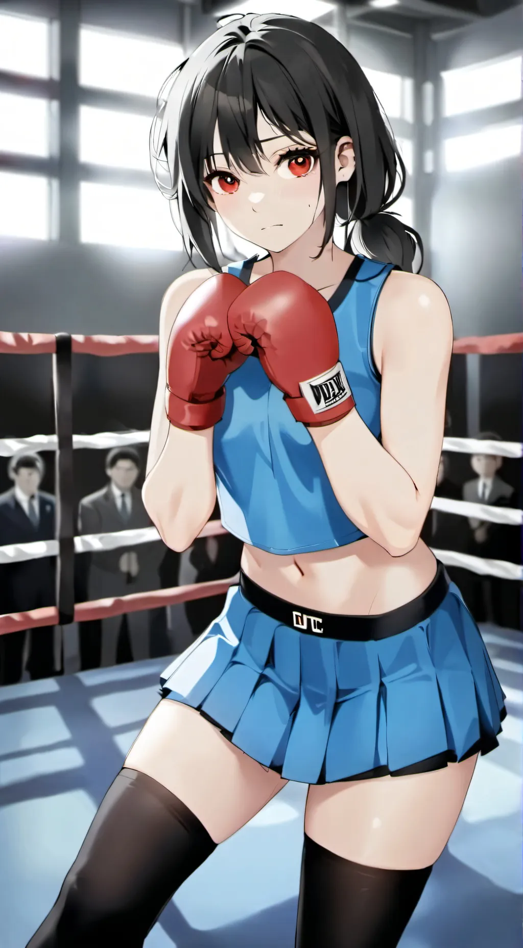 ai character: School fight background