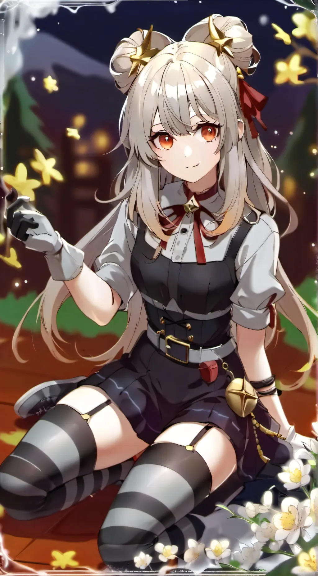 ai character: Girl background