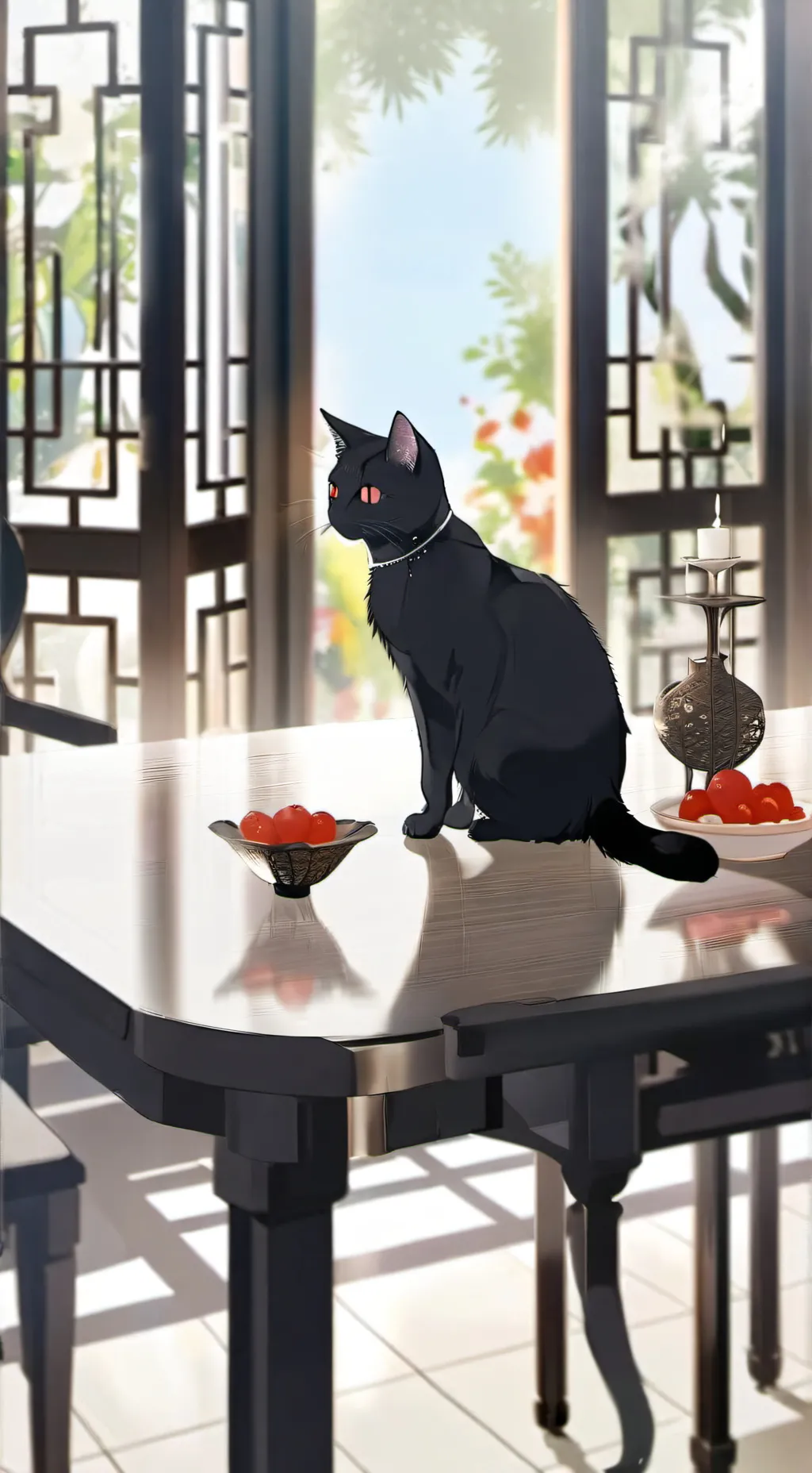 ai character: ~The Magic Cat~ background