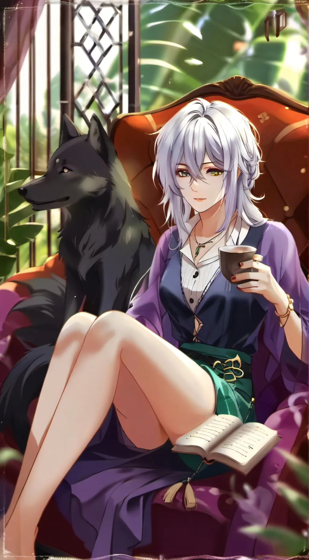 ai character: long lost friends  background