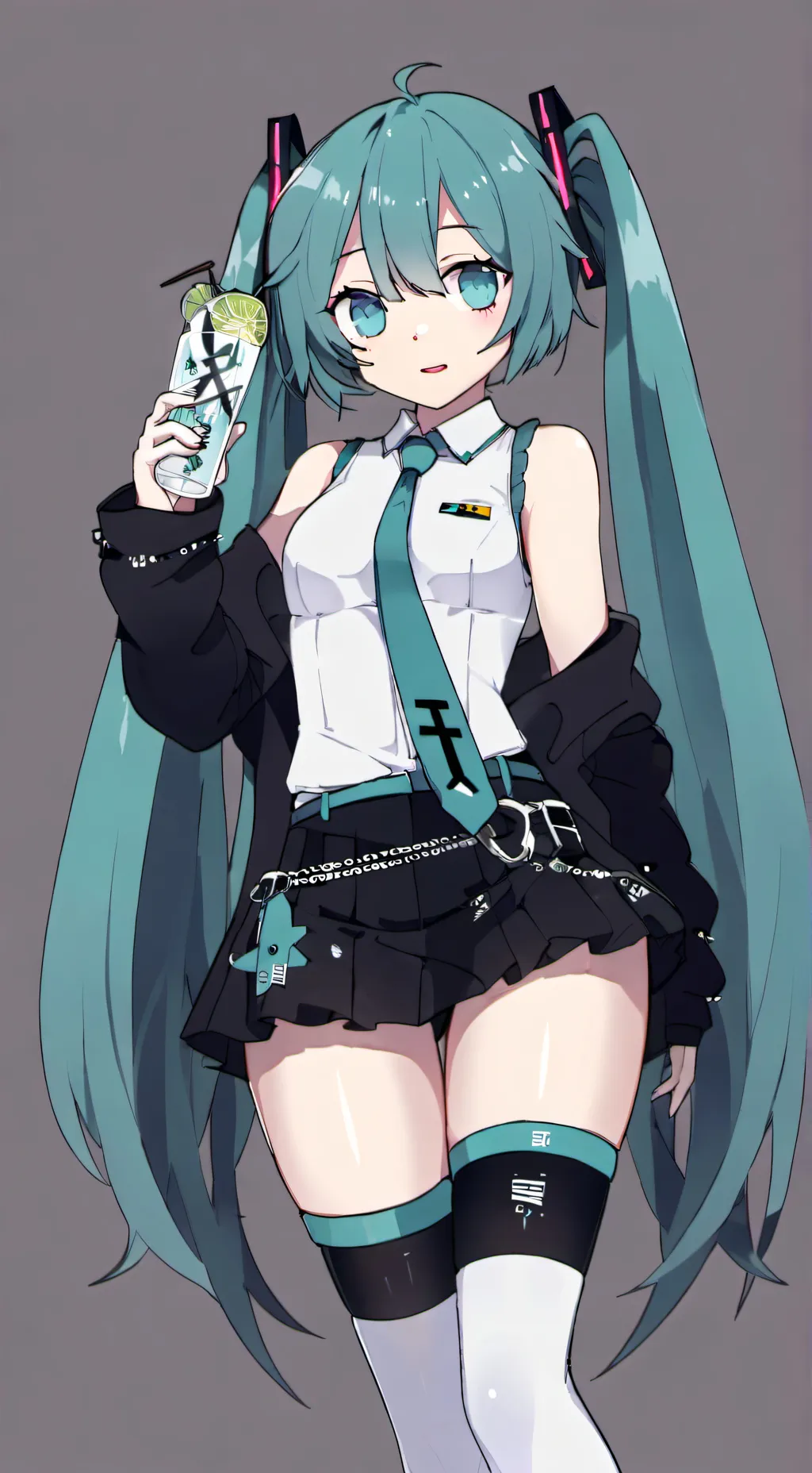 ai character: Hatsune Miku  background