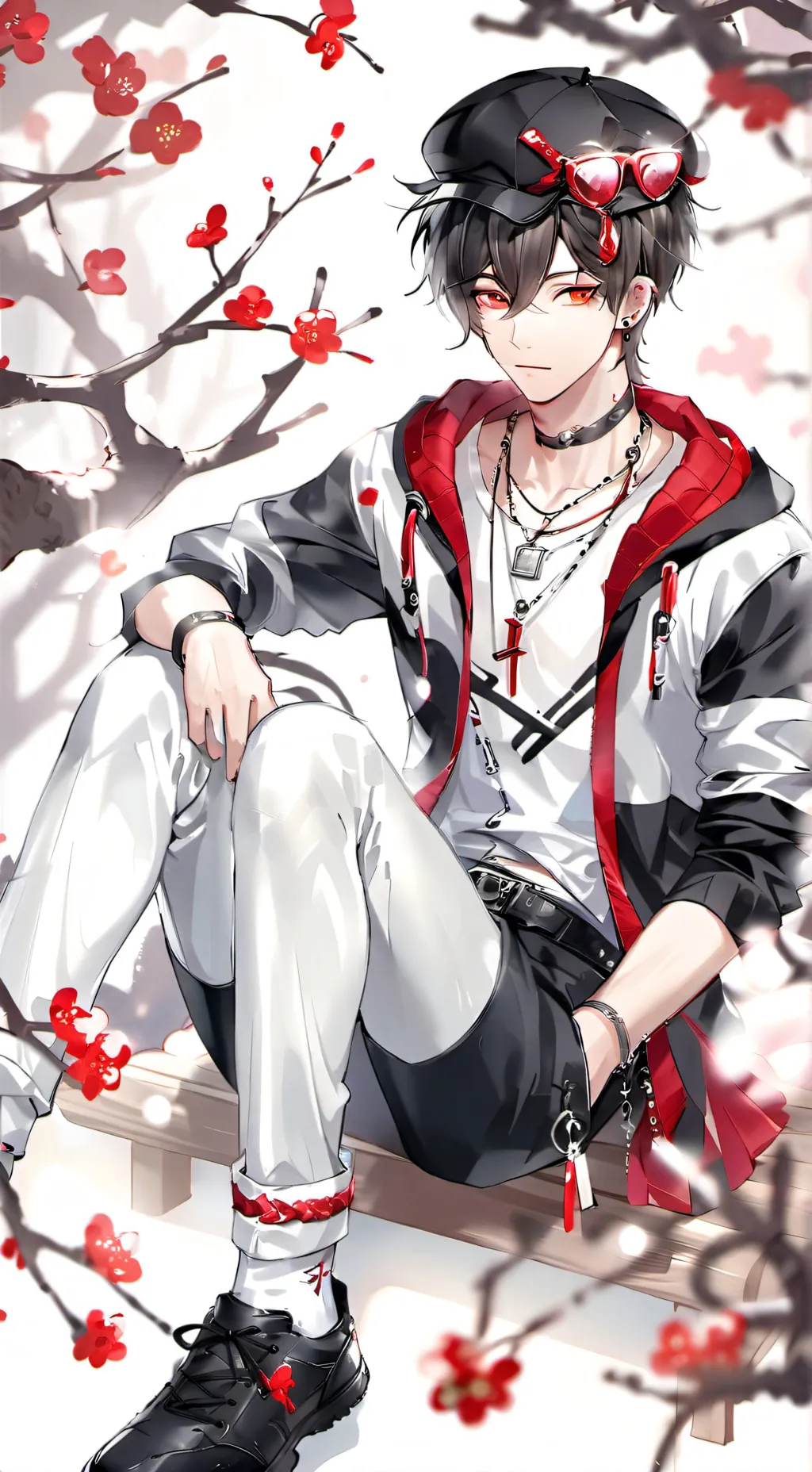 ai character: •|°♥|Noah|•° background