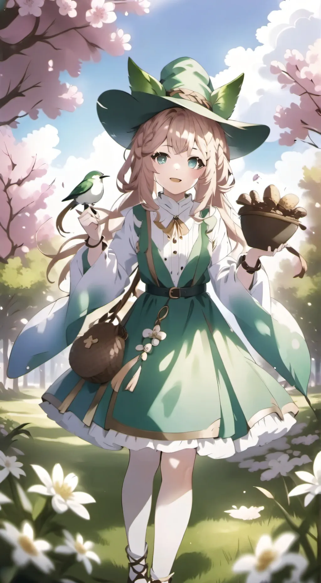 ai character: popular girl.. background