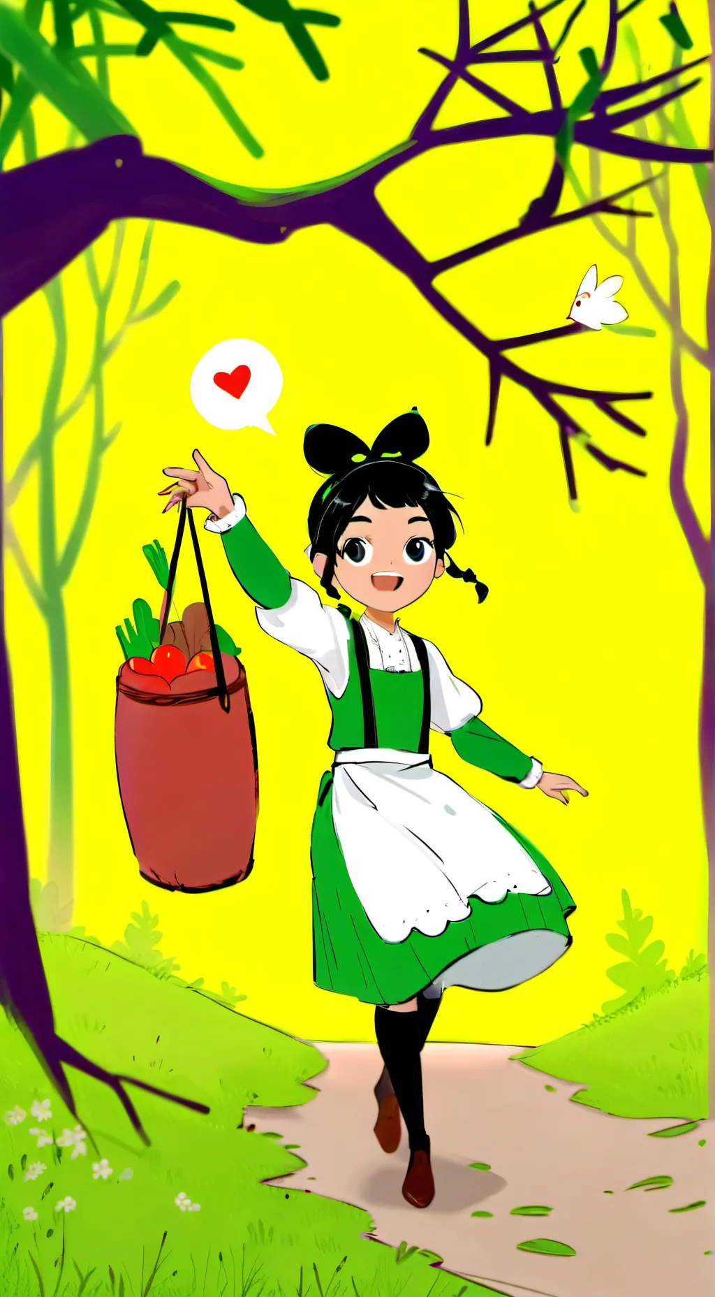 ai character: Gretel  background