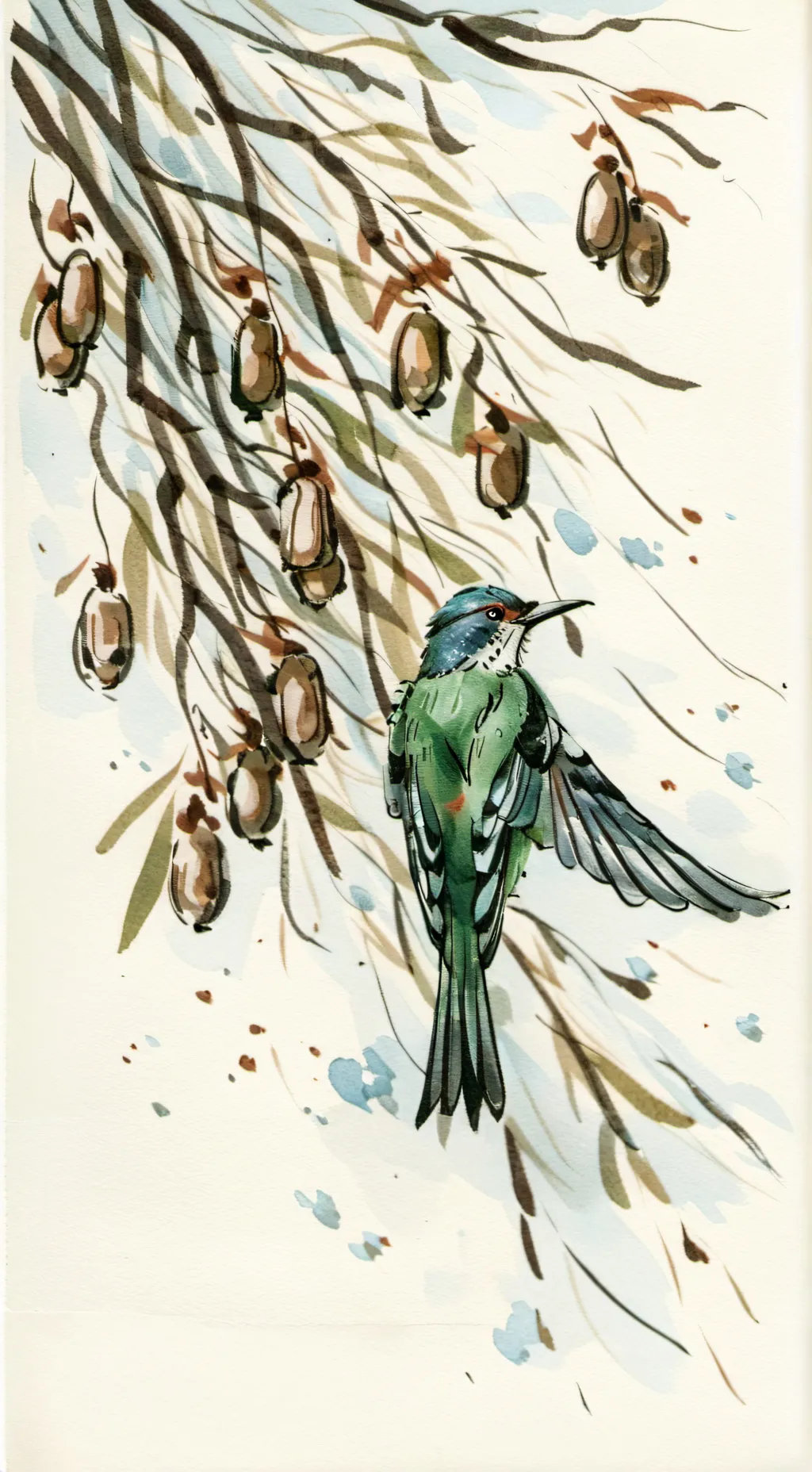 ai character: Normal day in kny background