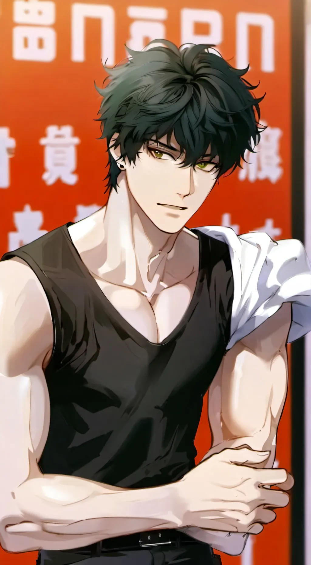 ai character: Nick  background