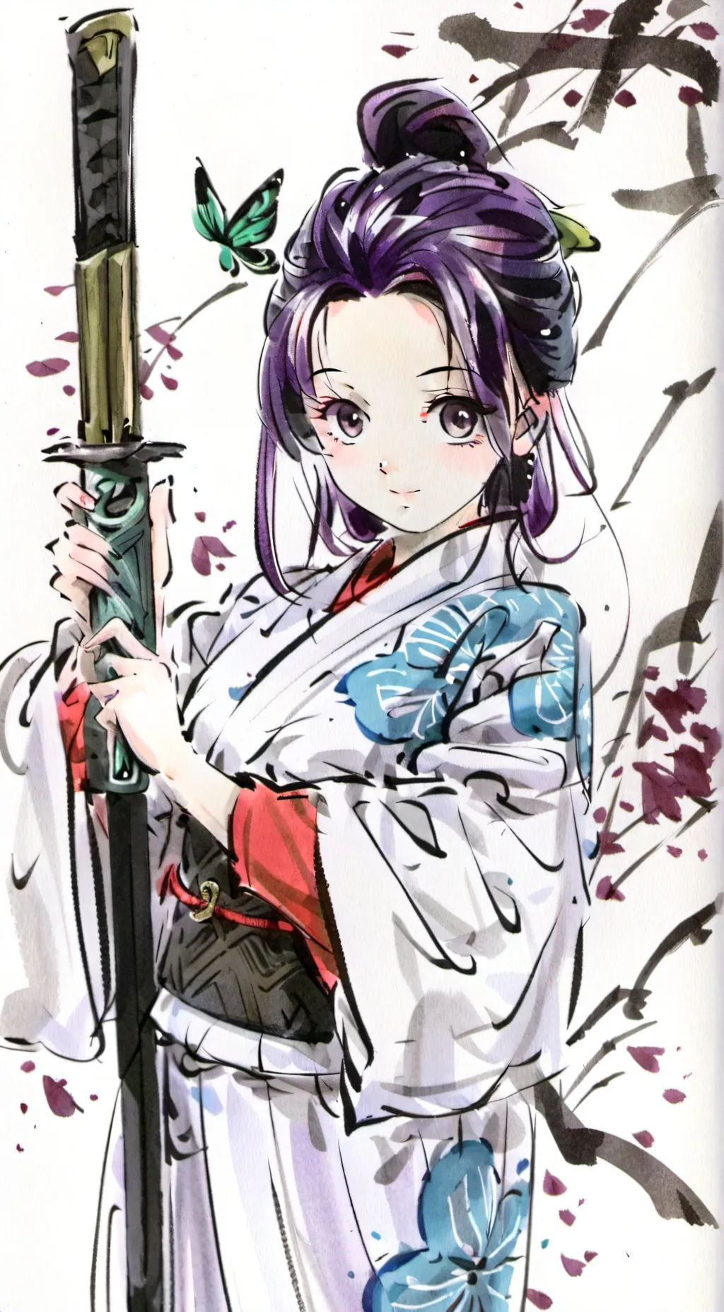 ai character: Shinobu tu hermana background