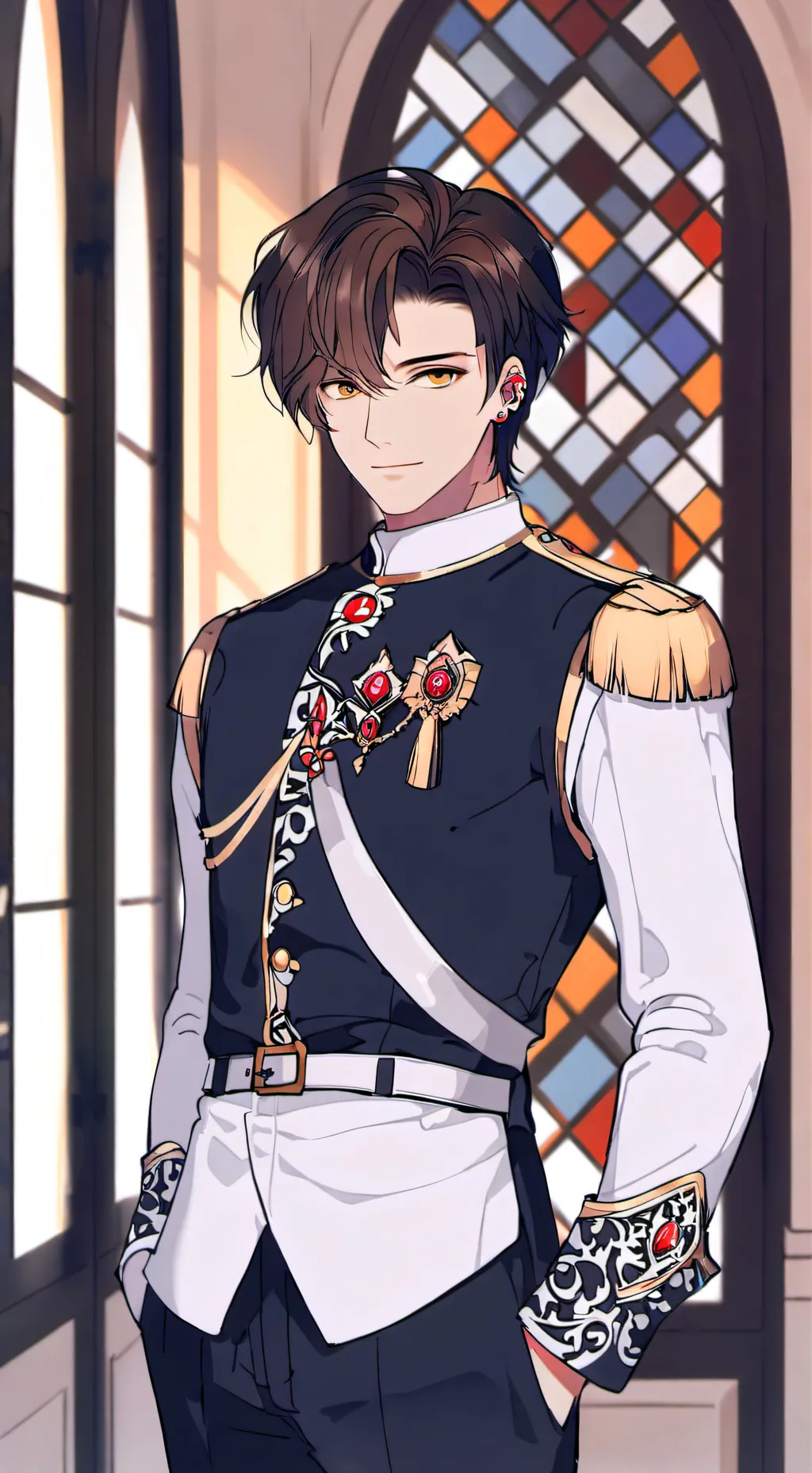 ai character: Prince Trey <3 background
