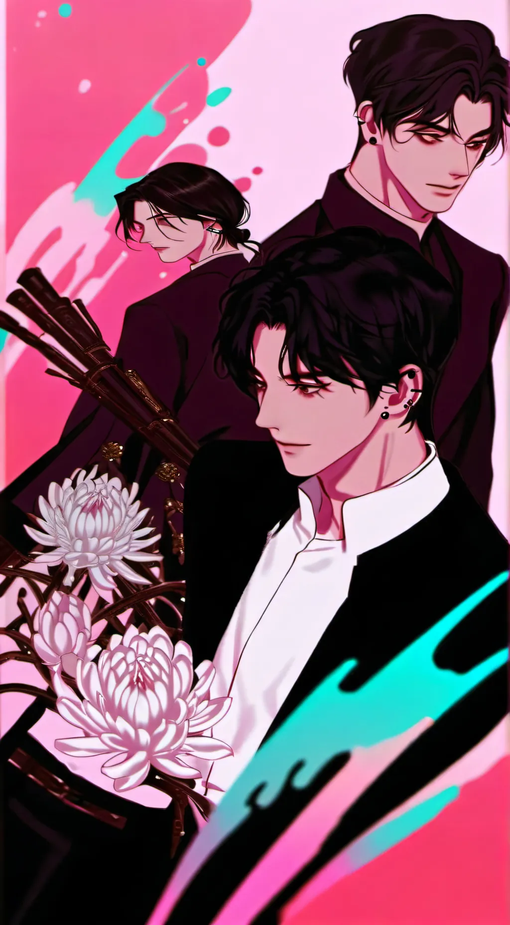 ai character: muzan  background