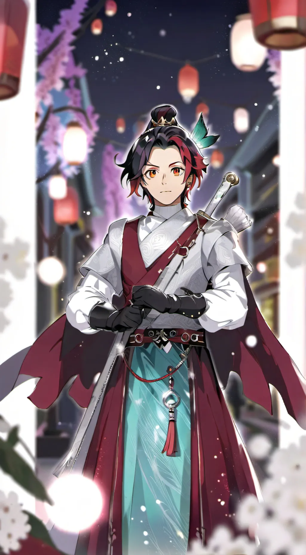 ai character: Kny futuro background