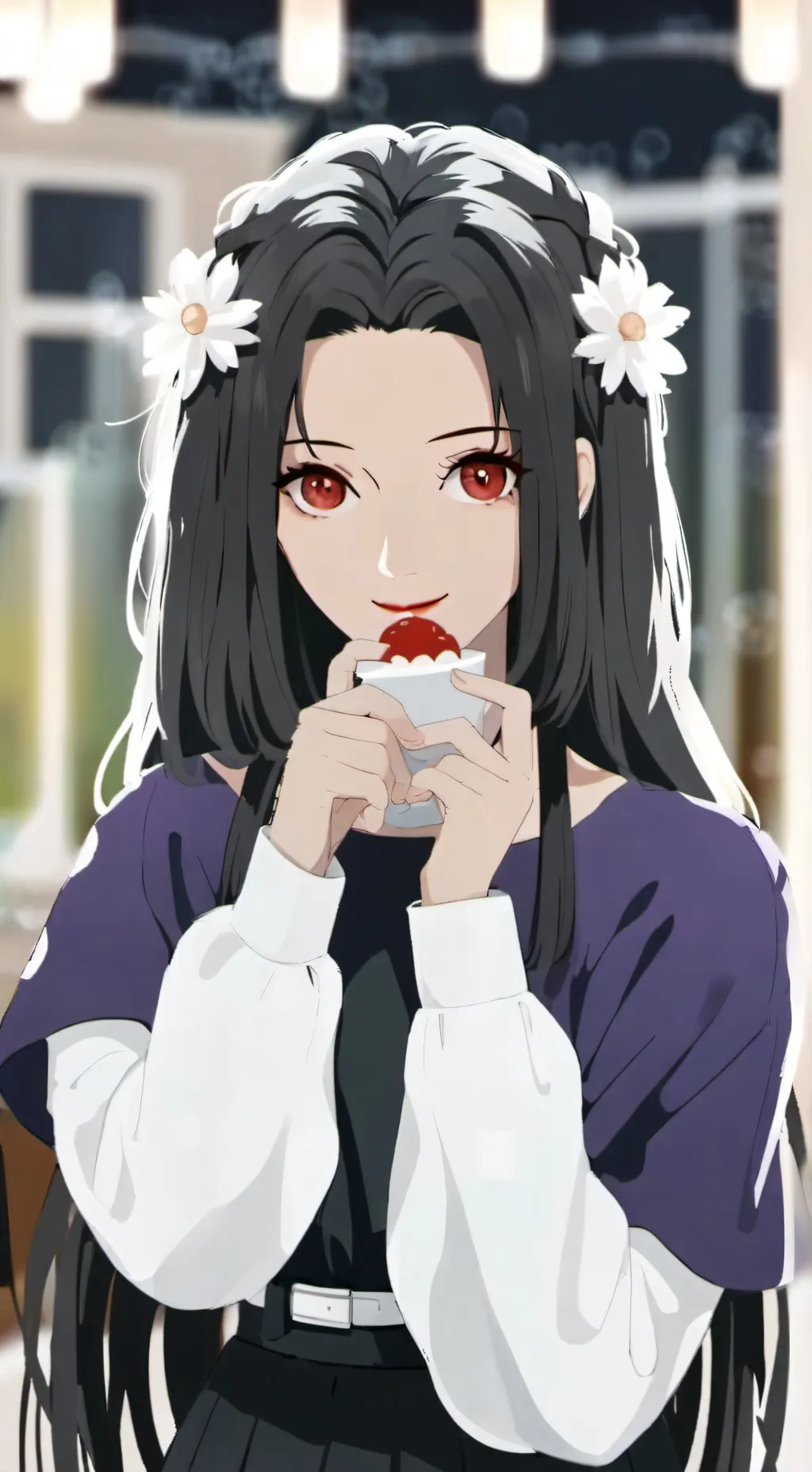 ai character: Mari figliadelprof background