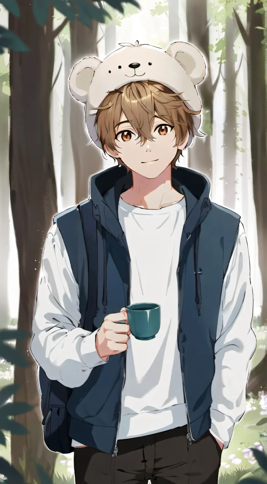 ai character: Theo background