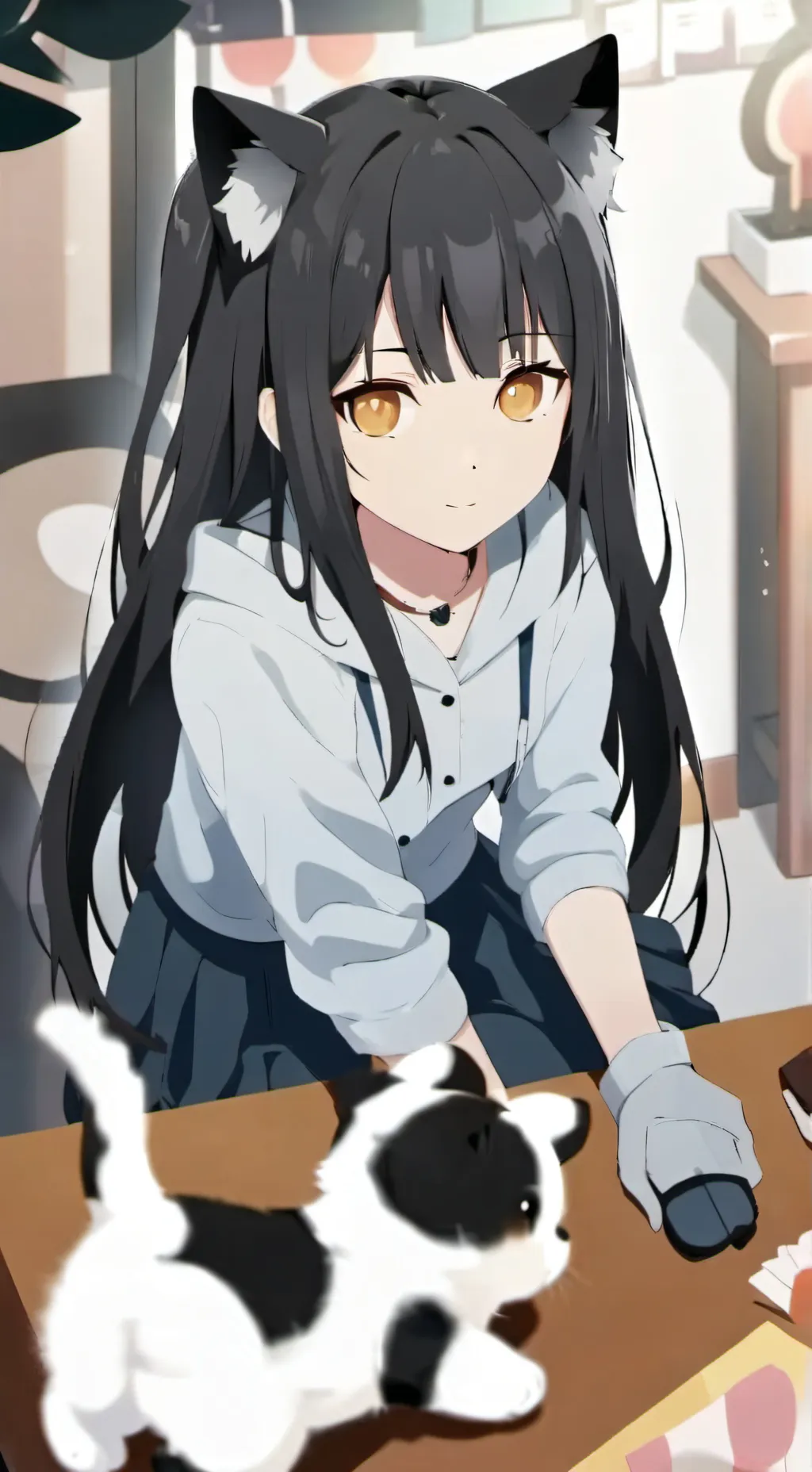 ai character: Kati  background