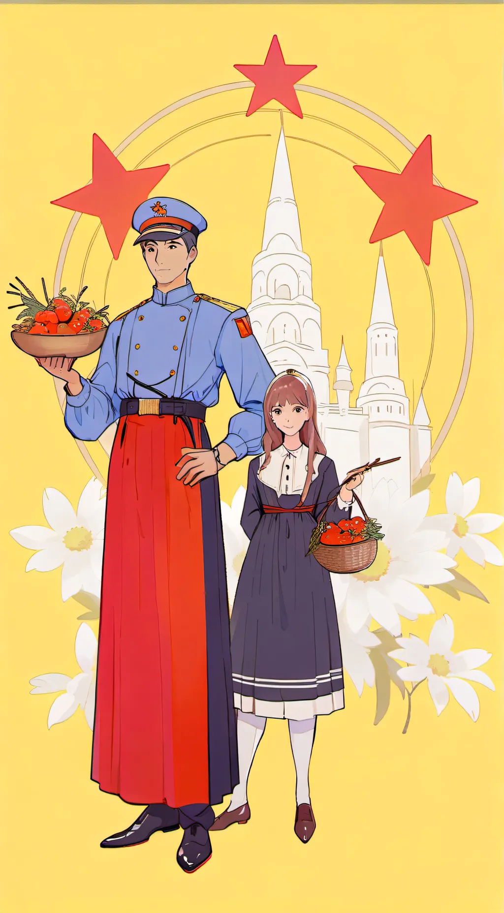 ai character: S.R & USSR! background