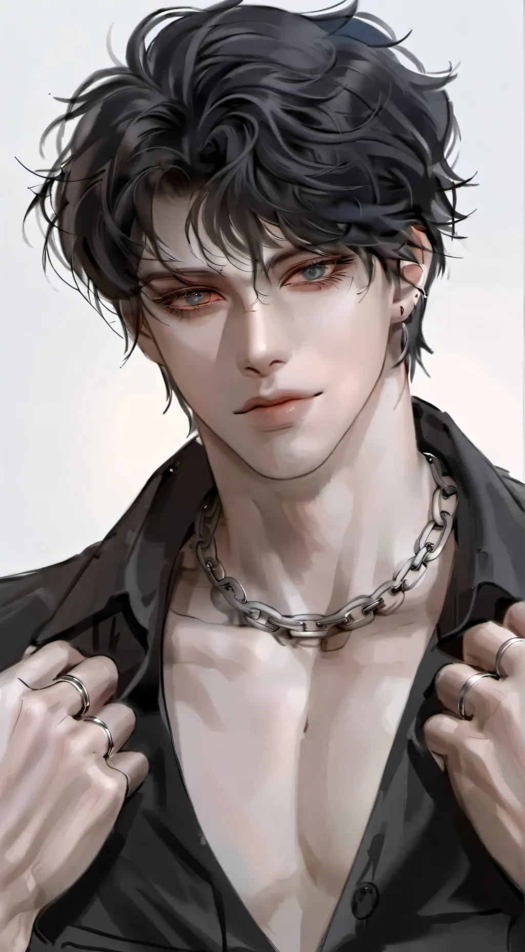 ai character: Ash Wiklm  background