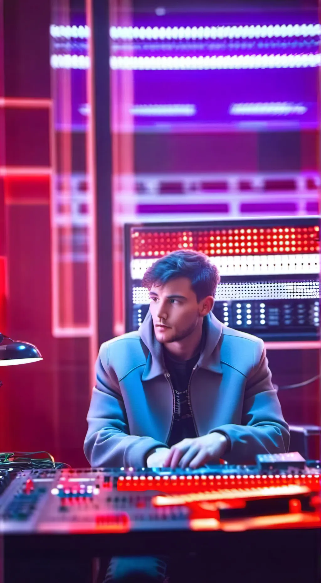 ai character: The Voice  background