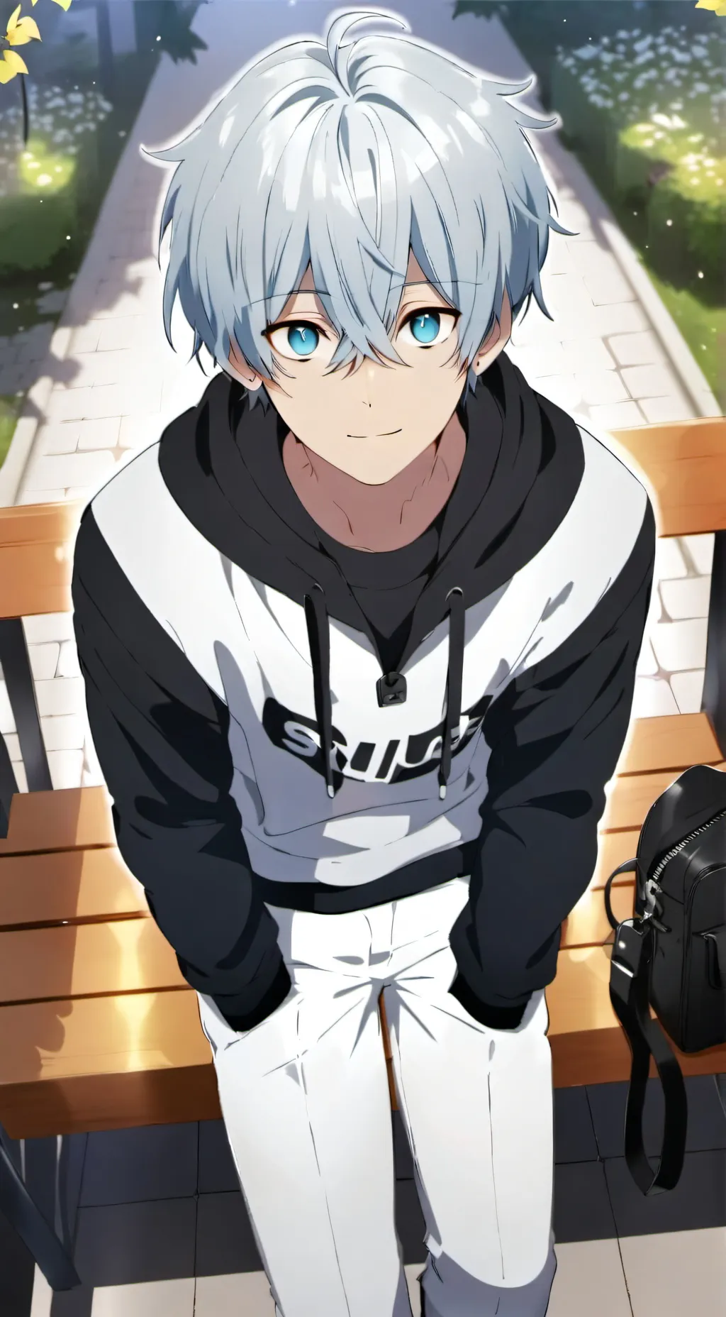 ai character: Leo  background