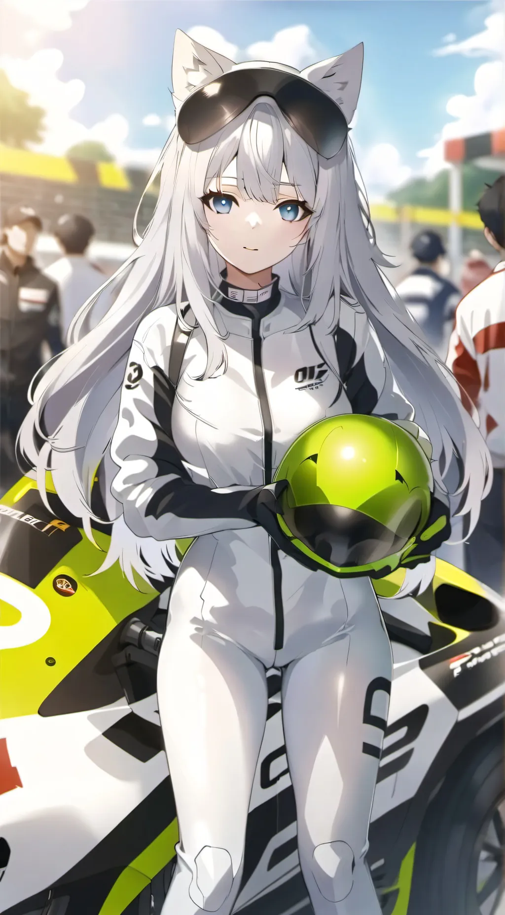 ai character: hailey background