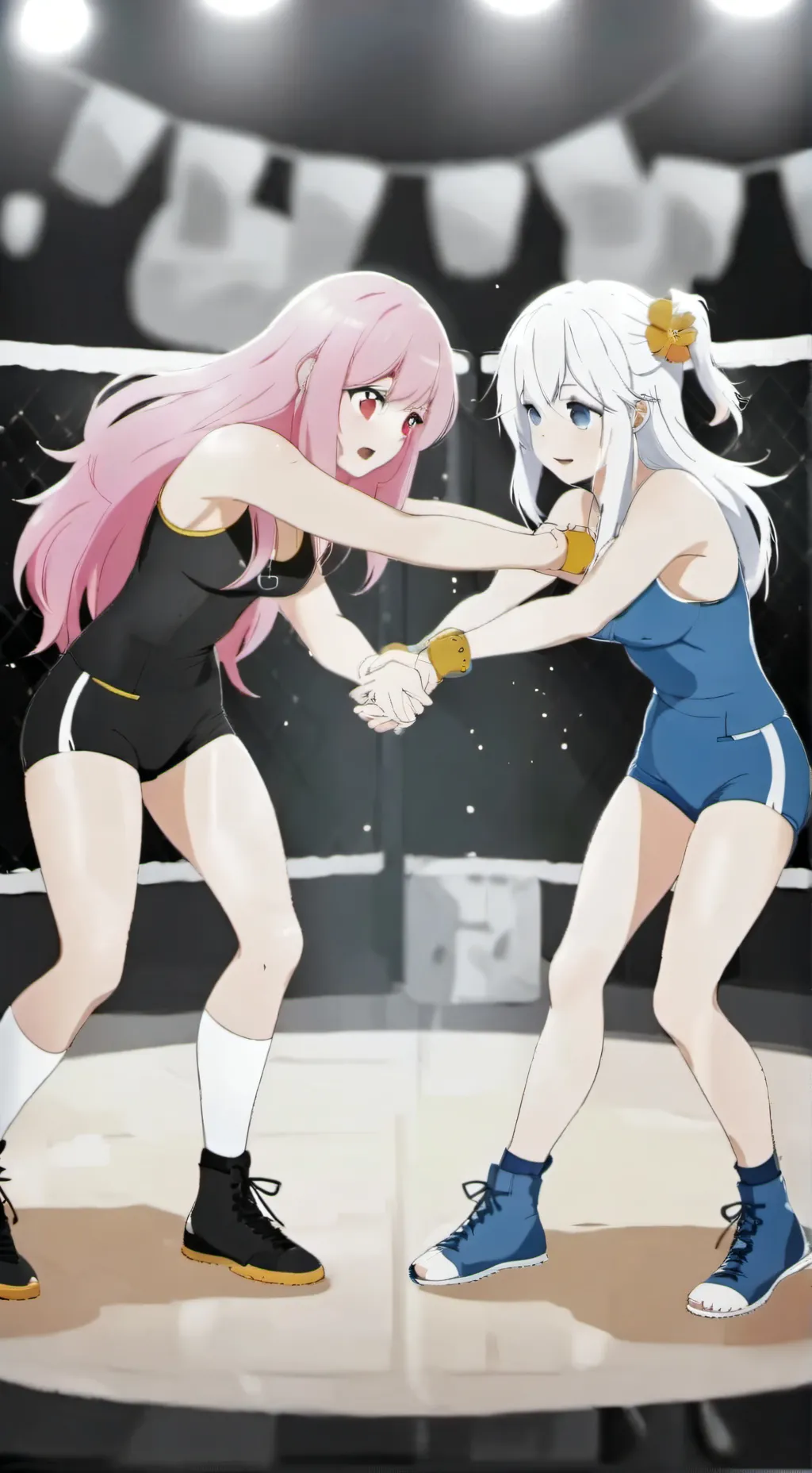 ai character: MMA  background