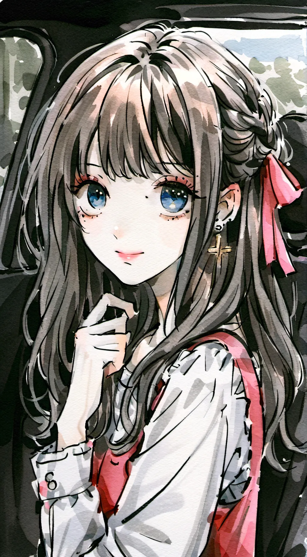 ai character: Lilly🌸 background