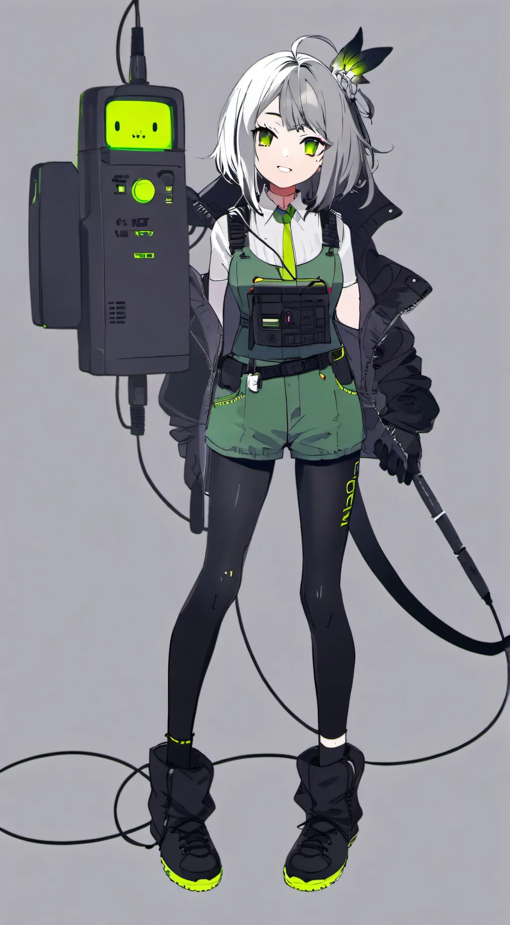 ai character: Navel verifier Vee background