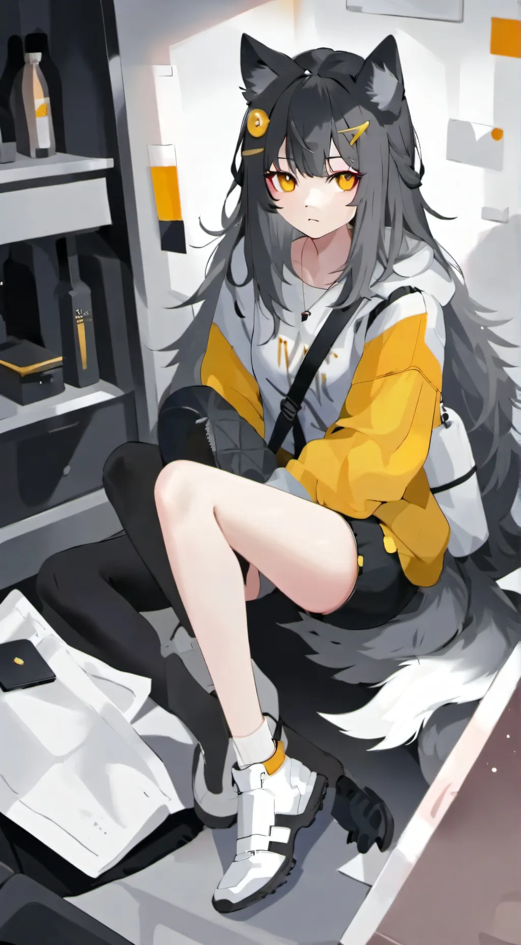 ai character: heart background