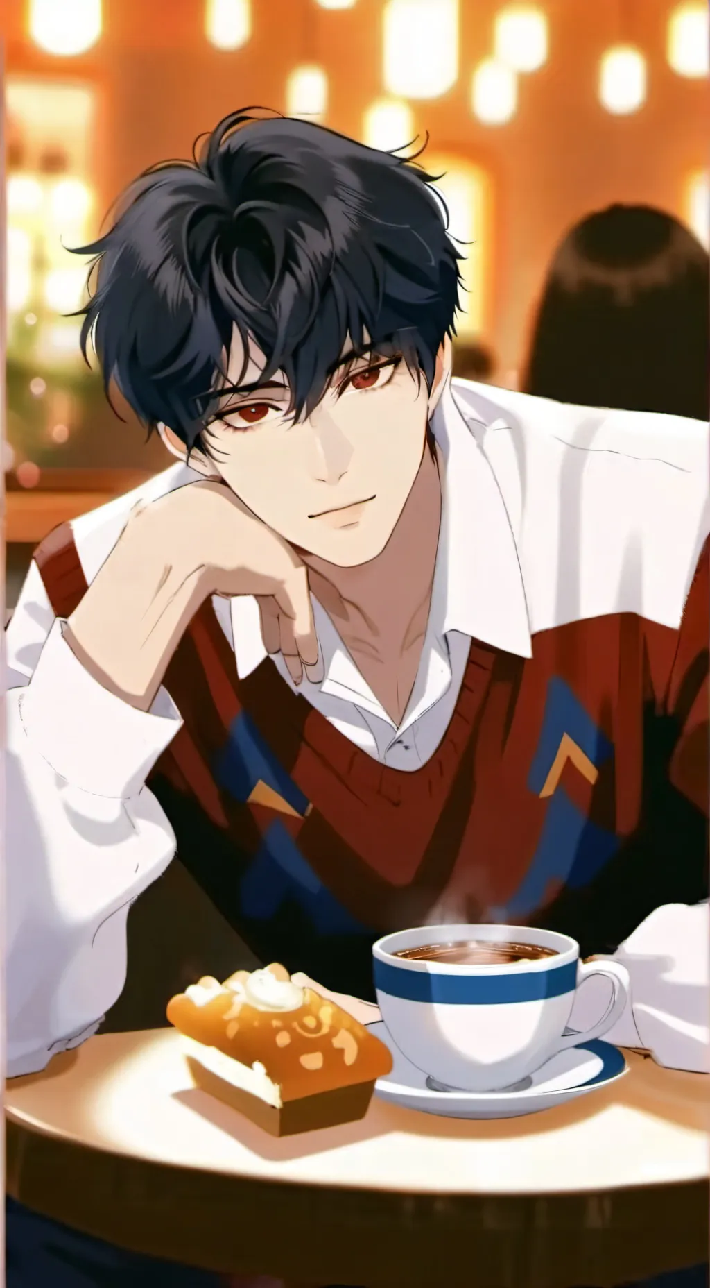 ai character: yeonjun  background