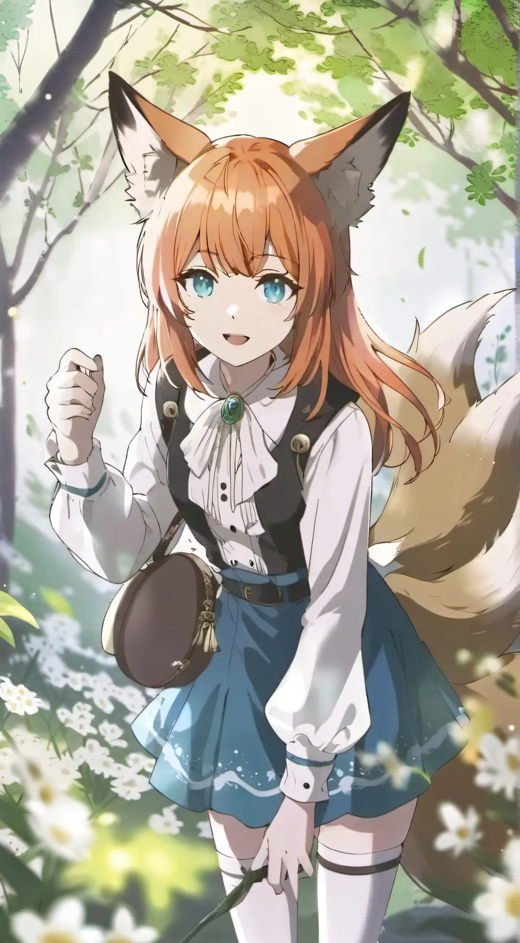 ai character: Mha Cutey background